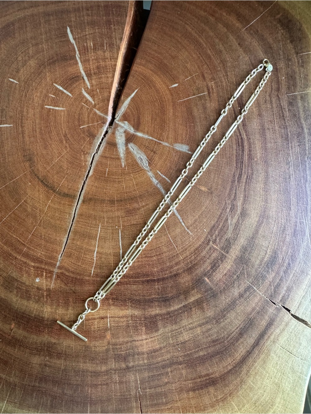 14k Italy Trombone Chain